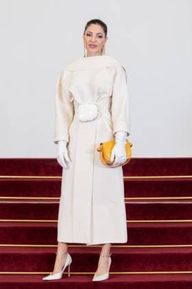 PFW - Stephane Rolland HC - Photocall NB Guest attends the Schiaparelli Haute Couture Spring-Summer 2025 show as part of Paris Fashion Week on January 28 2025 in Paris, France. Photo by Nasser Berzane ABACAPRESS.COM Paris France  Copyright: xBerzanexNasser ABACAx