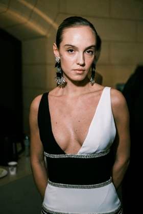 Paris Fashion Week HC SS25 Célia Kritharioti 439800 2025 01 28 France  Copyright: xJean-BaptistexSoulliatx xStarfacex STAR_439800_001