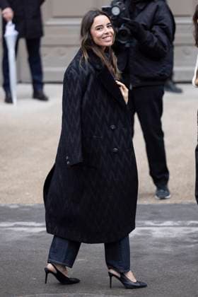 PFW - Chanel Exit Paris, France - January 28: Elodie Bouchez leaves Chanel fashion show during the Haute Couture Fall Winter 2025 - 2026 Fashion Week on January 28, 2025 in Paris, France. Photo by Marco Piovanotto ABACAPRESS.COM Paris France  Copyright: xPiovanottoxMarco ABACAx