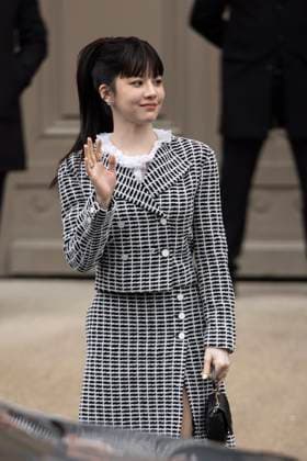 PFW - Chanel Exit Paris, France - January 28: Go Yoon Jung leaves Chanel fashion show during the Haute Couture Fall Winter 2025 - 2026 Fashion Week on January 28, 2025 in Paris, France. Photo by Marco Piovanotto ABACAPRESS.COM Paris France  Copyright: xPiovanottoxMarco ABACAx