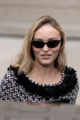 PFW - Chanel Exit Paris, France - January 28: Lily Rose Depp leaves Chanel fashion show during the Haute Couture Fall Winter 2025 - 2026 Fashion Week on January 28, 2025 in Paris, France. Photo by Marco Piovanotto ABACAPRESS.COM Paris France  Copyright: xPiovanottoxMarco ABACAx