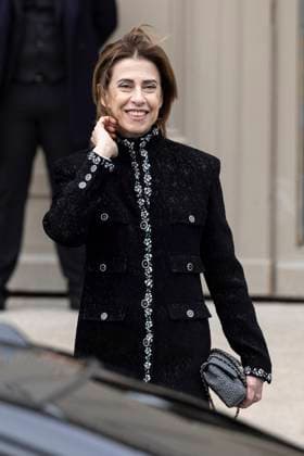 PFW - Chanel Exit Paris, France - January 28: Fernanda Torres leaves Chanel fashion show during the Haute Couture Fall Winter 2025 - 2026 Fashion Week on January 28, 2025 in Paris, France. Photo by Marco Piovanotto ABACAPRESS.COM Paris France  Copyright: xPiovanottoxMarco ABACAx
