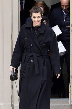 PFW - Chanel Exit Paris, France - January 28: Charlotte Casiraghi leaves Chanel fashion show during the Haute Couture Fall Winter 2025 - 2026 Fashion Week on January 28, 2025 in Paris, France. Photo by Marco Piovanotto ABACAPRESS.COM Paris France  Copyright: xPiovanottoxMarco ABACAx