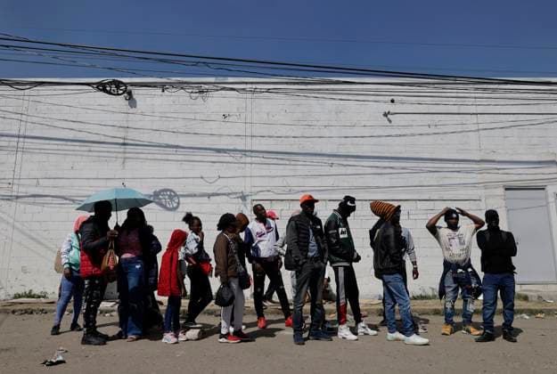 Facilities Of The Mexican Commission For Refugee Assistance In Mexico, Saturated By Mass Deportation After The Return Of Donald Trump To The Presidency Of The United States Migrants are stranded in Mexico, outside the facilities of the Mexican Commission for Refugee Assistance in the State of Mexico, waiting for an appointment to apply for a Visitor Card for Humanitarian Reasons to access health services and employment opportunities in Mexico while they are being assisted. They report that the CBP One application has stopped working, which, through an appointment, would allow them possible migratory flow to the United States and reduce the possibility of organized crime affecting their movement, among other challenges they face in their  Copyright: xGerardoxVieyrax originalFilename: vieyra-notitle250128_npOxm.jpg