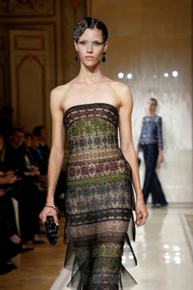 Giorgio Armani Prive Haute Couture Spring Summer 2025, Paris, 28 January 2025 Giorgio Armani Prive Haute Couture Spring Summer 2025 runway, Paris, France, 28 January 2025., Credit:x Avalon Paris, France  Copyright: xxx xAvalonx 0958490620