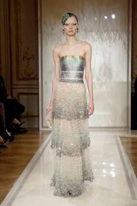 Giorgio Armani Prive Haute Couture Spring Summer 2025, Paris, 28 January 2025 Giorgio Armani Prive Haute Couture Spring Summer 2025 runway, Paris, France, 28 January 2025., Credit:x Avalon Paris, France  Copyright: xxx xAvalonx 0958490657