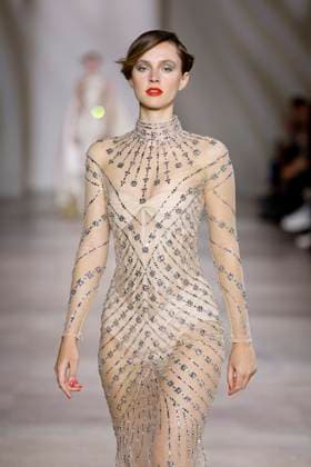 George Chakra Haute Couture Spring Summer 2025, Paris, 28 January 2025 George Chakra Haute Couture Spring Summer 2025 runway, Paris, France, 28 January 2025., Credit:Avalon Paris, France  Copyright: xAvalonx 0958508765