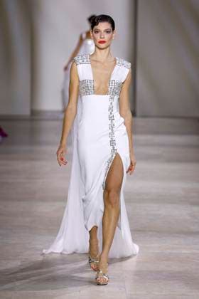 George Chakra Haute Couture Spring Summer 2025, Paris, 28 January 2025 George Chakra Haute Couture Spring Summer 2025 runway, Paris, France, 28 January 2025., Credit:Avalon Paris, France  Copyright: xAvalonx 0958509601