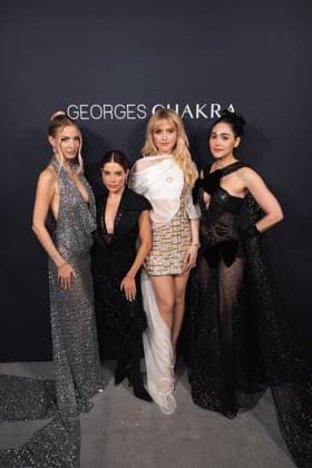Celebrities at Georges Chakra Collection Haute Couture Spring Summer 2025 during Paris Fashion Week PFW Leonie Hanne, Gessica Kayane, Kathryn Newton and Araya A Hargate Celebrities at Georges Chakra Collection Haute Couture Spring Summer 2025 during Paris Fashion Week PFW, on january 28 2025 Perusseau Da Silva Bestimage Celebrities at Georges Chakra Fashion Show Haute Couture Spring Summer 2025 during Paris Fashion Week, on january 28 2025 Paris France  Copyright: xTizianoxDaxSilvax-xPierrexPerusseaux xBestimagexTizianoxDaxSilvax-xPierrexPerusseaux xBestimagex