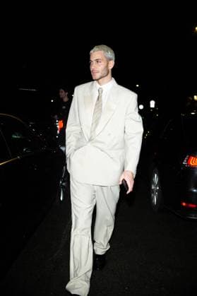 Exclusif People à la sortie de la soirée de Lenny Kravitz en marge de la fashion week Haute Couture Printemps Eté 2025 Exclusif Fai Khadra People leaving Lenny Kravitzs party during Haute Couture Spring Summer 2025 fashion week on 28 January 2025 Yehiel Chekroune Bestimage Exclusive No web en Siosse Belgique Exit from Lenny Kravitzs party during Haute Couture Spring Summer 2025 fashion week on 28 January 2025 Paris France  Copyright: xYehielxChekrounex xBestimagexYehielxChekrounex xBestimagex