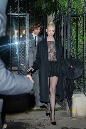 Exclusive People exiting Lenny Kravitzs party during Haute Couture Spring Summer 2025 fashion week Exclusive Anya Taylor Joy and husband Malcolm McRae People exiting Lenny Kravitzs party during Haute Couture Spring Summer 2025 fashion week on 28 January 2025 Yehiel Chekroune Bestimage Exclusive No web en Siosse Belgique Exit from Lenny Kravitz s party during Haute Couture Spring Summer 2025 fashion week on 28 January 2025 Paris France  Copyright: xYehielxChekrounex xBestimagexYehielxChekrounex xBestimagex