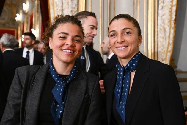 News - The President of the Italian Republic Sergio Mattarella meets the Italian national women s and men s tennis teams, winners of the BJK Cup and the Davis Cup Jasmine Paolini and Sara Errani during the meeting with the President of the Italian Republic Sergio Mattarella who met the Italian national women s and men s tennis teams, winners of the BJK Cup and Davis Cup at the Quirinale on January 29, 2025 in Rome, Italy. Roma Quirinale Italy Copyright: xDomenicoxCippitellix xLiveMediax LPN_1711389