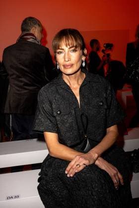 PFW - Elie Saab Front Nievez Alvarez attending the Elie Saab Haute Couture Spring-Summer 2025 show as part of Paris Fashion Week on January 29, 2025 in Paris, France. Photo by Ammar Abd Rabbo ABACAPRESS.COM Paris France  Copyright: xAbdxRabboxAmmar ABACAx