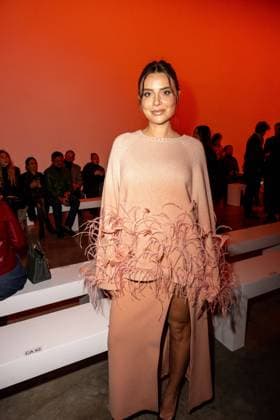 PFW - Elie Saab Front Veronica Ferraro attending the Elie Saab Haute Couture Spring-Summer 2025 show as part of Paris Fashion Week on January 29, 2025 in Paris, France. Photo by Ammar Abd Rabbo ABACAPRESS.COM Paris France  Copyright: xAbdxRabboxAmmar ABACAx