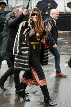 PFW - Valentino Haute Couture - Arrivals NB Carla Bruni attends the Valentino Haute Couture Spring-Summer 2025 show as part of Paris Fashion Week on January 29, 2025 in Paris, France. Photo by Nasser Berzane ABACAPRESS.COM Paris France  Copyright: xBerzanexNasser ABACAx