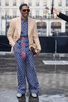 PFW - Valentino Arrivals Colman Domingo arrives to Valentino fashion show during the Haute Couture Fall Winter 2025 - 2026 Fashion Week on January 29, 2025 in Paris, France. Photo by Marco Piovanotto ABACAPRESS.COM  Copyright: xPiovanottoxMarco ABACAx