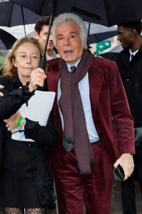PFW - Valentino Arrivals Giancarlo Giammetti arrives to Valentino fashion show during the Haute Couture Fall Winter 2025 - 2026 Fashion Week on January 29, 2025 in Paris, France. Photo by Marco Piovanotto ABACAPRESS.COM  Copyright: xPiovanottoxMarco ABACAx