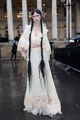 PFW - Valentino Arrivals Tali Lennox arrives to Valentino fashion show during the Haute Couture Fall Winter 2025 - 2026 Fashion Week on January 29, 2025 in Paris, France. Photo by Marco Piovanotto ABACAPRESS.COM  Copyright: xPiovanottoxMarco ABACAx
