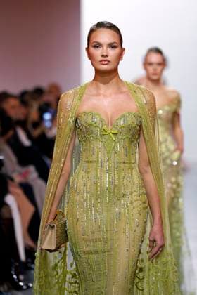 ELIE SAAB Haute Couture spring summer 2025, Paris January 2025 ELIE SAAB Haute Couture spring summer 2025, Paris January 2025, Credit:Zeppelin Avalon  Copyright: xZeppelinx xAvalonx 0958633728