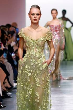ELIE SAAB Haute Couture spring summer 2025, Paris January 2025 ELIE SAAB Haute Couture spring summer 2025, Paris January 2025, Credit:Zeppelin Avalon  Copyright: xZeppelinx xAvalonx 0958633864