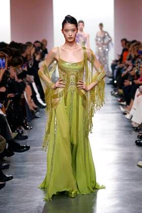 ELIE SAAB Haute Couture spring summer 2025, Paris January 2025 ELIE SAAB Haute Couture spring summer 2025, Paris January 2025, Credit:Zeppelin Avalon  Copyright: xZeppelinx xAvalonx 0958635110