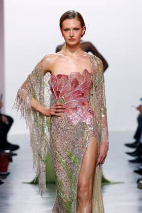 ELIE SAAB Haute Couture spring summer 2025, Paris January 2025 ELIE SAAB Haute Couture spring summer 2025, Paris January 2025, Credit:Zeppelin Avalon  Copyright: xZeppelinx xAvalonx 0958634289
