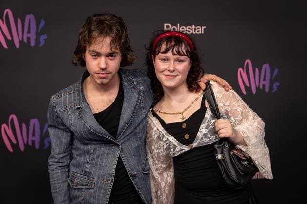 Band Meltheads pictured during the 17th edition of the MIA s (Music Industry Award) award show, in Merksem, Wednesday 29 January 2025. The MIA awards are handed out by the VRT and VI.BE.  JAMESxARTHURxGEKIERE 111415666