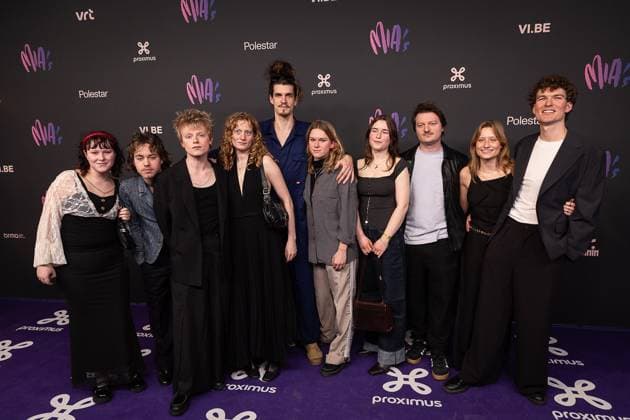 Band Meltheads pictured during the 17th edition of the MIA s (Music Industry Award) award show, in Merksem, Wednesday 29 January 2025. The MIA awards are handed out by the VRT and VI.BE.  JAMESxARTHURxGEKIERE 111415732