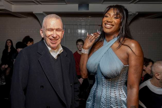 Aya Nakamura with Jean Paul Gaultier at the Front Row of the Jean Paul Gaultier Haute Couture Spring Summer 2025 show as part of Paris Fashion Week PFW Aya Nakamura with Jean Paul Gaultier at the Front Row of the Jean Paul Gaultier Haute Couture Spring Summer 2025 show as part of Paris Fashion Week PFW , France, January 29, 2025 Bestimage Aya Nakamura with Jean Paul Gaultier during the Jean Paul Gaultier Haute Couture Spring Summer 2025 show as part of Paris Fashion Week on January 29, 2025 in Paris, France Paris France  Copyright: xAgencex xBestimagexAgencex xBestimagex