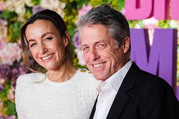 Bilder des Jahres 2025, Entertainment 01 Januar Entertainment Themen der Woche KW05 Entertainment Bilder des Tages World Premiere of Bridget Jones: Mad About the Boy on Wednesday 29 January 2025 Hugh Grant and Anna Elisabet Eberstein seen at the World Premiere of Bridget Jones: Mad About the Boy on Wednesday 29 January 2025 at Odeon Luxe Leicester Square, London. ., Credit:Julie Edwards Avalon UK, Westminster, London, Odeon Luxe Leicester Square  Copyright: xJuliexEdwardsx xAvalonx 0958682854