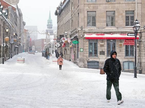 January 29, 2025, Montreal, Quebec, Canada: Views from the streets in Montreal in winter time Montreal Canada - ZUMAs278 20250129_zip_s278_015 Copyright: xSerkanxSenturkx