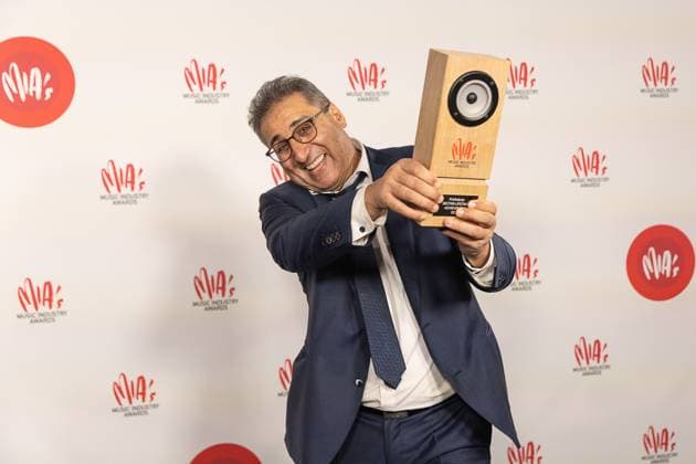 Pukkelpop Organiser Chokri Mahassine? pictured during the 17th edition of the MIA s (Music Industry Award) award show, in Merksem, Wednesday 29 January 2025. The MIA awards are handed out by the VRT and VI.BE.  JAMESxARTHURxGEKIERE 111426151