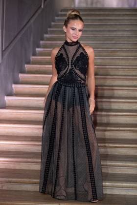 PFW Zuhair Murad Front Row Kiara Amato attending the Zuhair Murad Women s Haute-Couture Spring Summer 2025 show as part of Paris Fashion Week in Paris, France on January 29, 2025. Photo by Aurore Marechal ABACAPRESS.COM Paris France  Copyright: xMarechalxAurore ABACAx