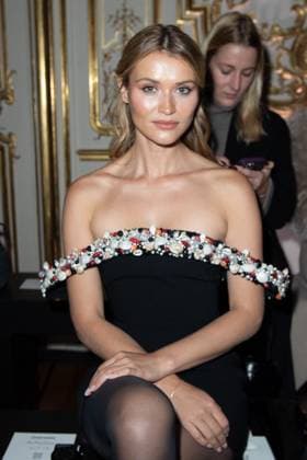 PFW Zuhair Murad Front Row Chloe Lecareux attending the Zuhair Murad Women s Haute-Couture Spring Summer 2025 show as part of Paris Fashion Week in Paris, France on January 29, 2025. Photo by Aurore Marechal ABACAPRESS.COM Paris France  Copyright: xMarechalxAurore ABACAx