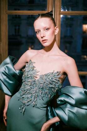 Paris Fashion Week HC SS25 Zuhair Murad 439839 2025 01 29 France  Copyright: xJean-BaptistexSoulliatx xStarfacex STAR_439839_071