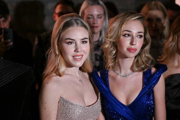PFW - Gaurav Gupta Front Row Maria Chiara de Bourbon des Deux-Siciles, Maria Carolina de Bourbon des Deux-Siciles at Gaurav Gupta show during Haute Couture Fashion Week in Paris, France on January 29, 2025. Photo by Julien Reynaud APS-Medias ABACAPRESS.COM Paris France  Copyright: xReynaudxJulien APS-Medias ABACAx