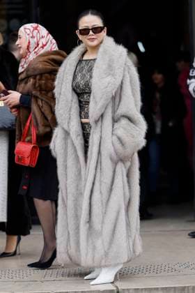PFW - Elie Saab Arrivals Paris, France - January 29: Nichapat Suphap arrives to Elie Saab fashion show during the Haute Couture Fall Winter 2025 - 2026 Fashion Week on January 29, 2025 in Paris, France. Photo by Marco Piovanotto Abacapress.com Paris France  Copyright: xPiovanottoxMarco ABACAx