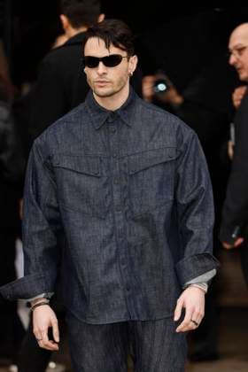 PFW - Elie Saab Arrivals Paris, France - January 29: Baptiste Giabiconi arrives to Elie Saab fashion show during the Haute Couture Fall Winter 2025 - 2026 Fashion Week on January 29, 2025 in Paris, France. Photo by Marco Piovanotto Abacapress.com Paris France  Copyright: xPiovanottoxMarco ABACAx