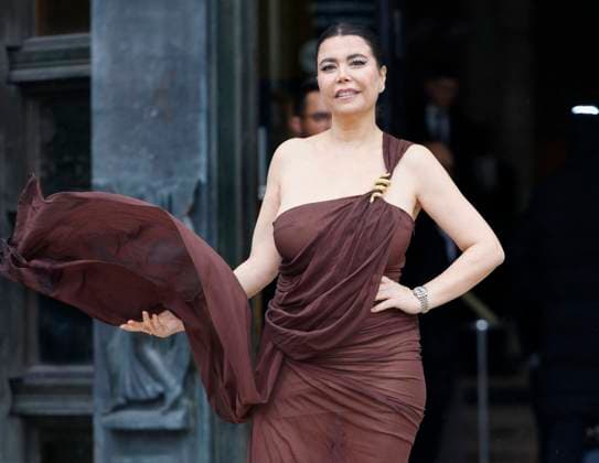 PFW - Elie Saab Arrivals Paris, France - January 29: Dalia Rayen arrives to Elie Saab fashion show during the Haute Couture Fall Winter 2025 - 2026 Fashion Week on January 29, 2025 in Paris, France. Photo by Marco Piovanotto Abacapress.com Paris France  Copyright: xPiovanottoxMarco ABACAx