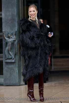 PFW - Elie Saab Arrivals Paris, France - January 29: Leonie Hanne arrives to Elie Saab fashion show during the Haute Couture Fall Winter 2025 - 2026 Fashion Week on January 29, 2025 in Paris, France. Photo by Marco Piovanotto Abacapress.com Paris France  Copyright: xPiovanottoxMarco ABACAx