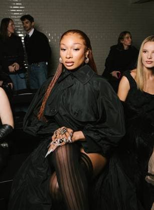 Celebrities at Jean Paul Gaultier Haute Couture Collection Spring Summer 2025 during Paris Fashion Week PFW Megan Thee Stallion Celebrities at Jean Paul Gaultier Haute Couture Collection Spring Summer 2025 during Paris Fashion Week PFW, on january 29th 2025 Sam Delpech Bestimage Celebrities at Jean Paul Gaultier Fashion Show Haute Couture Spring Summer 2025 during Paris Fashion Week, on january 29th 2025 Paris France  Copyright: xSamxDelpechx xBestimagexSamxDelpechx xBestimagex