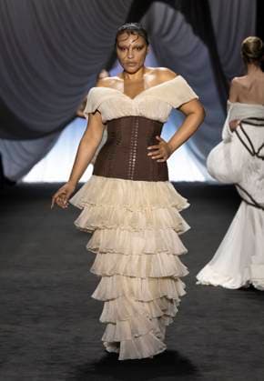 Défilé Jean Paul Gaultier x Ludovic De St Sernin Collection Haute Couture Automne Hiver 2024 2025 lors de la Fashion Week de Paris PFW Défilé Jean Paul Gaultier x Ludovic De St Sernin Collection Haute Couture Automne Hiver 2025 2026 lors de la Fashion Week de Paris PFW , le 29 janvier 2025 Jean Paul Gaultier x Ludovic De St Sernin Fashion Show Haute Couture Fall Winter 2025 2026 during Paris Fashion Week,on january 9th 2025 Paris France  Copyright: xAgencex xBestimagexAgencex xBestimagex