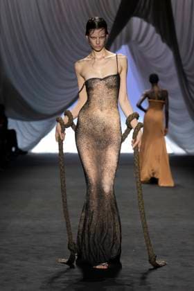 Défilé Jean Paul Gaultier x Ludovic De St Sernin Collection Haute Couture Automne Hiver 2024 2025 lors de la Fashion Week de Paris PFW Défilé Jean Paul Gaultier x Ludovic De St Sernin Collection Haute Couture Automne Hiver 2025 2026 lors de la Fashion Week de Paris PFW , le 29 janvier 2025 Jean Paul Gaultier x Ludovic De St Sernin Fashion Show Haute Couture Fall Winter 2025 2026 during Paris Fashion Week,on january 9th 2025 Paris France  Copyright: xAgencex xBestimagexAgencex xBestimagex