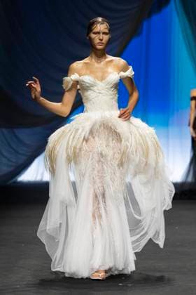 Défilé Jean Paul Gaultier x Ludovic De St Sernin Collection Haute Couture Automne Hiver 2024 2025 lors de la Fashion Week de Paris PFW Défilé Jean Paul Gaultier x Ludovic De St Sernin Collection Haute Couture Automne Hiver 2025 2026 lors de la Fashion Week de Paris PFW , le 29 janvier 2025 Jean Paul Gaultier x Ludovic De St Sernin Fashion Show Haute Couture Fall Winter 2025 2026 during Paris Fashion Week,on january 9th 2025 Paris France  Copyright: xAgencex xBestimagexAgencex xBestimagex