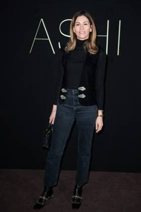 PFW Ashi Studio Front Row Lorena Vergani attending the Ashi Studio Women s Haute-Couture Spring Summer 2025 show as part of Paris Fashion Week in Paris, France on January 30, 2025. Photo by Aurore Marechal ABACAPRESS.COM Paris France  Copyright: xMarechalxAurore ABACAx