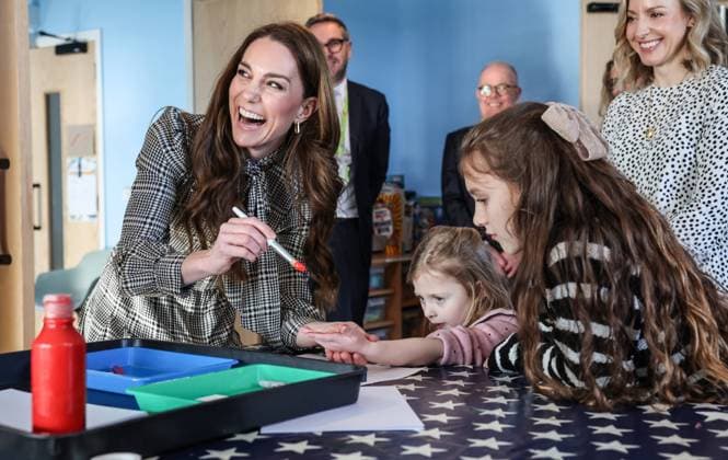 Bilder des Jahres 2025, Entertainment 01 Januar Entertainment Themen der Woche KW05 Entertainment Bilder des Tages . 30 01 2025. Cardiff, United Kingdom. Kate Middleton, the Princess of Wales, during a visit to a children s hospice near Cardiff in Wales, United Kingdom.  xPoolx xi-Imagesx IIM-25700-0030