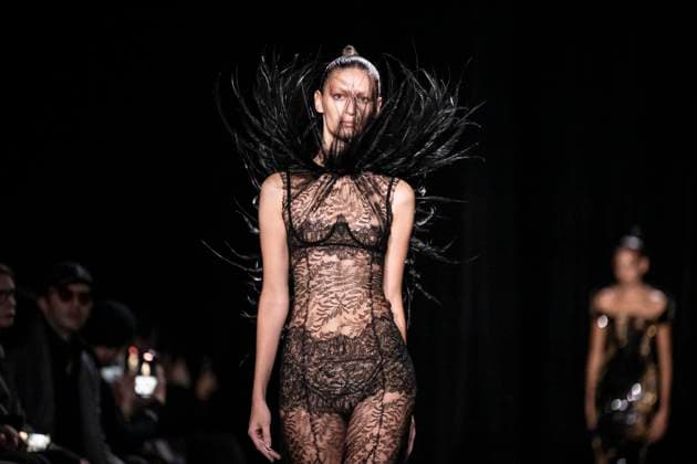 PFW - Ashi Studio Runway A model walks the runway during the Ashi Studio Haute-Couture Spring Summer 2025 show as part of Paris Fashion Week in Paris, France on January 30, 2025. Photo by Eliot Blondet ABACAPRESS.COM Paris France  Copyright: xBlondetxEliot ABACAx