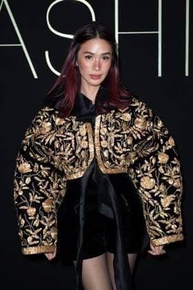 PFW Ashi Studio Front Row Heart Evangelista attending the Ashi Studio Women s Haute-Couture Spring Summer 2025 show as part of Paris Fashion Week in Paris, France on January 30, 2025. Photo by Aurore Marechal ABACAPRESS.COM Paris France  Copyright: xMarechalxAurore ABACAx