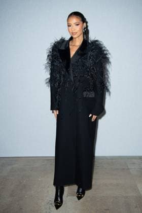 PFW Juana Martin Front Row Flora Coquerel attending the Juana Martin Women s Haute-Couture Spring Summer 2025 show as part of Paris Fashion Week in Paris, France on January 30, 2025. Photo by Aurore Marechal ABACAPRESS.COM Paris France  Copyright: xMarechalxAurore ABACAx