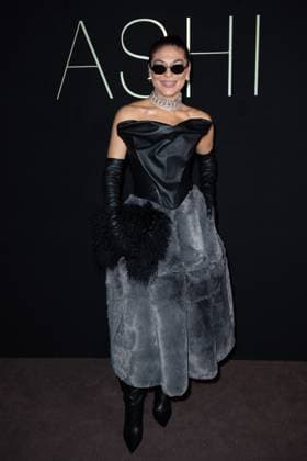 PFW Ashi Studio Front Row Sabrina Harrison attending the Ashi Studio Women s Haute-Couture Spring Summer 2025 show as part of Paris Fashion Week in Paris, France on January 30, 2025. Photo by Aurore Marechal ABACAPRESS.COM Paris France  Copyright: xMarechalxAurore ABACAx